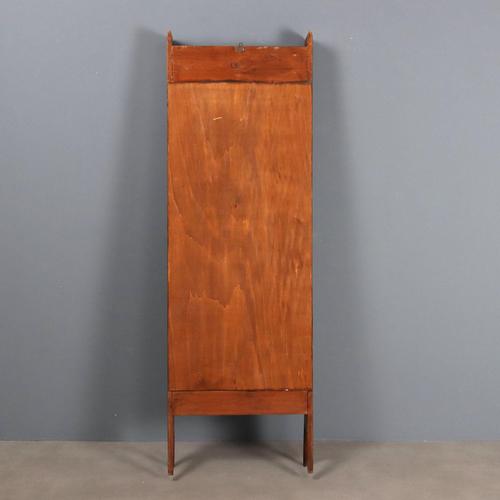 Wood Entrance Mirror in Mahogany Veneer, 1950s For Sale - Image 7 of 8