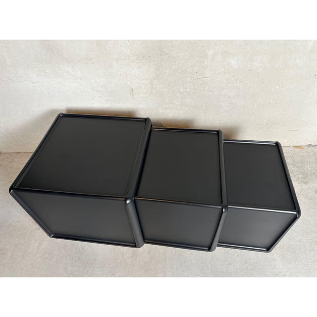 Vintage Nesting Tables by Peter Ghyczy for Horn Collection, 1970s, Set of 3 For Sale - Image 6 of 11