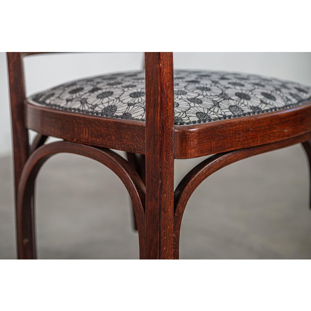 No. 715 Armchairs by Gustav Siegel for Jacob & Josef Kohn, Vienna, Austria, 1905, Set of 2 For Sale - Image 15 of 18