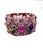 Baroque Bochic "Capri" Vintage Ruby, Sapphire & Emerald Cuff Set In 18K Gold & Silver For Sale - Image 3 of 18