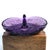 Early 20th Century Mid-Century Duncan & Miller Sandwich Purple Glass Candy Dish Trinket Dish For Sale - Image 5 of 12