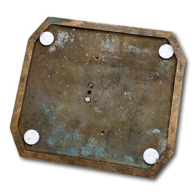 Unusual & Very Good Quality Art Deco Antique American Solid Cast Bronze Garden Sundial - Circa Early 20th Century For Sale - Image 16 of 18