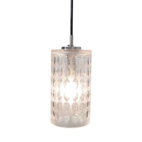 Crystal Glass Pendant Light from Peill and Putzler For Sale