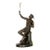 Rare British Bronze Sculpture “Snake Charmer” (1876) by Sir Thomas Brock For Sale