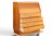 Bernhard Pedersen & Son Tambour Roll-Top Teak Secretary Desk by Bernhard Pedersen + Søn For Sale - Image 4 of 5