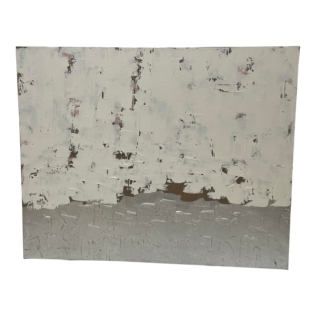 Sarah Brooke Original Abstract Minimalist Oil Painting on Canvas For Sale