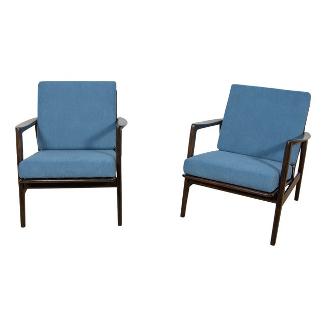 Mid-Century Modern Model 300-139 Armchairs from Swarzędz Factory, Poland, 1960s, Set of 2 For Sale