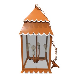 Orange Stray Dog Design Hanging Lantern For Sale