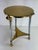 Modern Vintage Glamorous Brass and Chrome Martini Table For Sale - Image 3 of 10