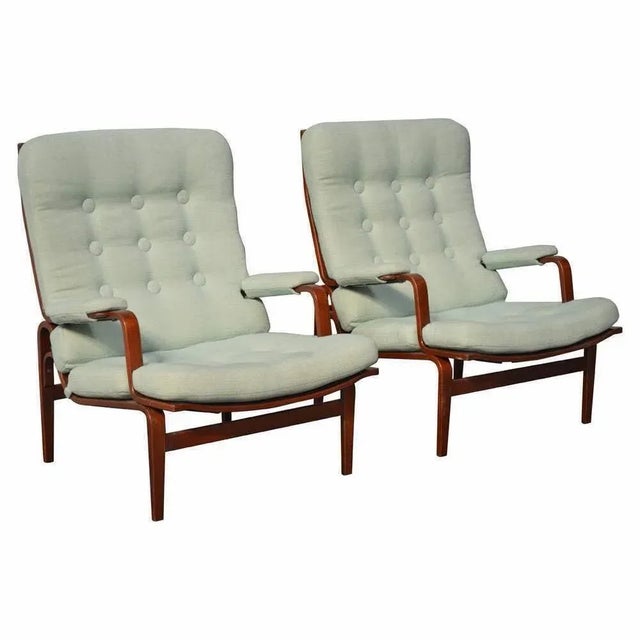 Mint Vintage Pair of Bruno Mathsson for Dux Ingrid Lounge Chairs For Sale - Image 8 of 8
