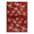 Luxurious Ruby Red Color With Lovely Floral Design Chinese Art Deco Rug For Sale