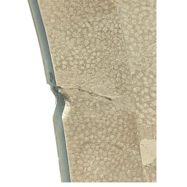 Mid-Century Modern Mid Century Modern Tessellated Stone Oval Mirror by Robert Marcius For Sale - Image 3 of 4