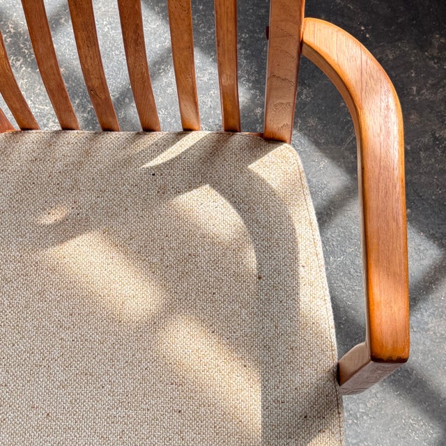 Mid-Century Modern Vintage Danish Dining Chairs, 1990s, Set of 6 For Sale - Image 3 of 16