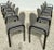 Set of Six Dining Chairs by Gae Aulenti for Knoll International, Signed, 1975s. The frames of the ten chairs are...