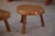 Mid-Century Modern Set of Brutalist Stools in Elm, 1950s For Sale - Image 3 of 8