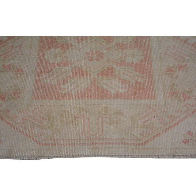 Vintage Turkish Anatolian Hand Knotted Wool Rug, 2'5''x6'7'' For Sale - Image 4 of 5
