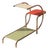 20th Century Bauhaus Tubular Steel Flower Stand with Colored Glass Shelves by Emile Guyot, Czechoslovakia, 1950 For Sale