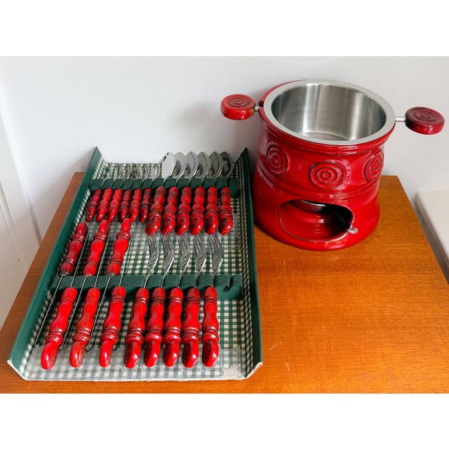 Bring a touch of alpine charm to your table with this rare and eye-catching cutlery set from wilkens wert & design (est....