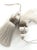 Silver Key Tassels With Cut Ruche - a Pair For Sale - Image 9 of 12