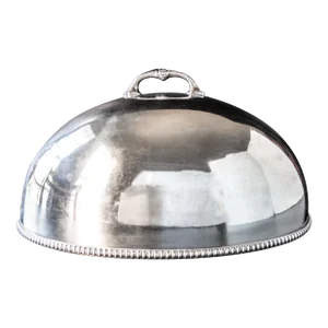 Antique Hotel Metropole Silverplate Meat Dome Food Cloche