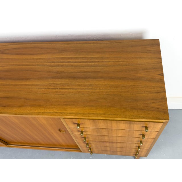 Mid-Century Walnut Sideboard by Georg Satink for WW Möbel, 1950s For Sale - Image 18 of 18