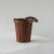 1940s Mid-Century Bucket or Basket in Leather and Metal, 1940s For Sale - Image 5 of 9