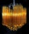 Modern Quadriedri Glass Chandelier with 60 Amber Prism Quadriedri, 1990s For Sale - Image 17 of 18