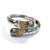 Baroque Bochic “Orient” Sapphire, Topaz & South Sea Pearl Bangle Set White 18K & Silver For Sale - Image 3 of 12