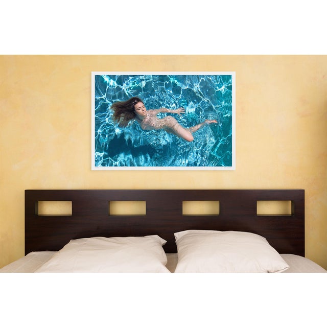 Contemporary Fine Art Photograph | Signed Original Limited Edition of 10 | "Topaz Gleaming" Contemporary Figurative Nude Woman by Aaron Knight For Sale - Image 3 of 5