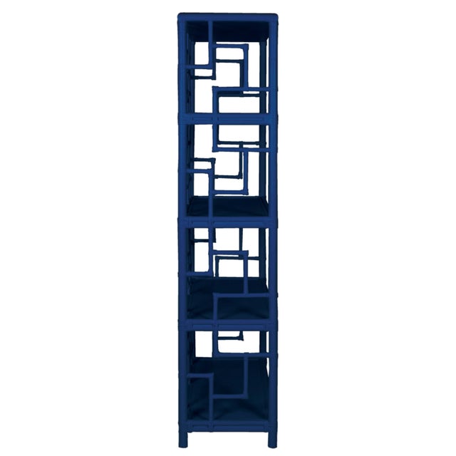 Not Yet Made - Made To Order Tibet Etagere in Navy For Sale - Image 5 of 6