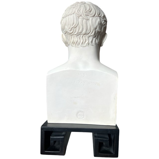 Denis-Antoine Chaudet Napoléon Bust by Antoine-Denis Chaudet – Museum Cast (Sèvres / Louvre Stamp), on Custom Plinth For Sale - Image 4 of 13
