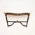 Vintage French Walnut Console Table with Marble Top, 1930 For Sale - Image 4 of 11