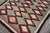 1930s Charming Grey and Red Color and Rhombus Patters Design Antique American Navajo Rug For Sale - Image 5 of 11