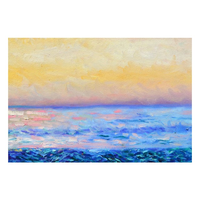 American Northern California Vibrant Ocean Sunset For Sale - Image 3 of 5