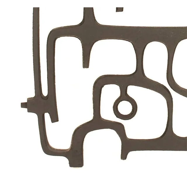 Vintage Wall Sculpture, 1950s For Sale - Image 10 of 11