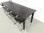 Large Farmhouse Shou Sugi Ban Table in Burnt Wood, 1950s For Sale - Image 15 of 18