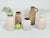 Beige Vintage Jura Vases from Scheurich Ceramic, W. Germany 1970s, Set of 5 For Sale - Image 8 of 10