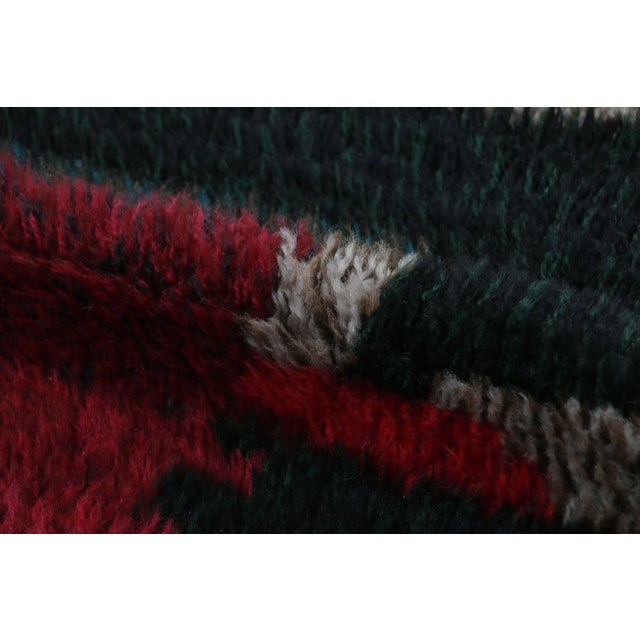 Vintage Swedish Rya Rug With Polychromatic Abstract Pattern - Rug & Kilim For Sale In New York - Image 6 of 7