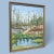 Original Vintage Mid Century Landscape Painting on Canvas Board
