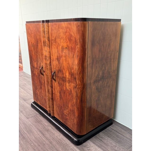 Art Deco 2-Door Wardrobe, Italy, 1930s For Sale - Image 3 of 18