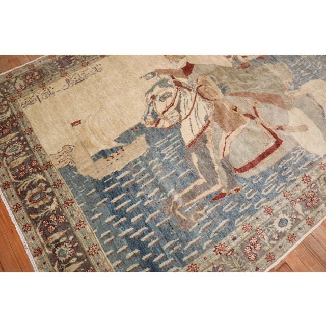 A late 19th-century fine Turkish Sivas rug depicting an emperor and a horse Details rug no. j2675 size 5' 1" x 7' 1" (155...
