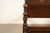 Berkey & Gay Style Antique English Jacobean Carved Walnut and Burl Wood Twin Size Bed, Circa 1920s For Sale - Image 9 of 13
