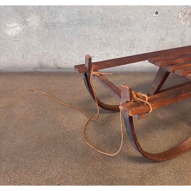 Antique Rustic Sled For Sale - Image 4 of 7