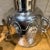 Decorative Pair Hammered Metal Table Lamps Polished Chrome Finish For Sale - Image 13 of 18