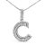 Imbued with modern elegance and radiant charm, this pendant necklace captivates at first glance. Crafted from lustrous...