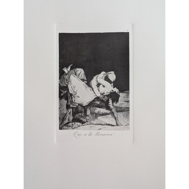 Francisco de Goya, Los Caprichos, Plate 8, Etching For Sale - Image 3 of 4