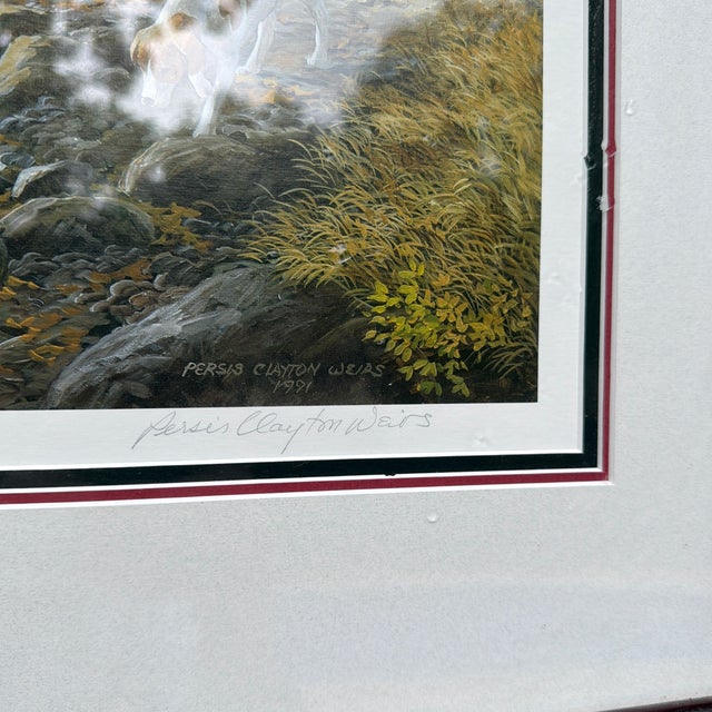 Realism Limited Edition (514 of 1200) Signed Print of “September Outing” by Persis Clayton Weirs (1991) & Bonus Unique Original Pencil Drawing by the Artist. For Sale - Image 3 of 4