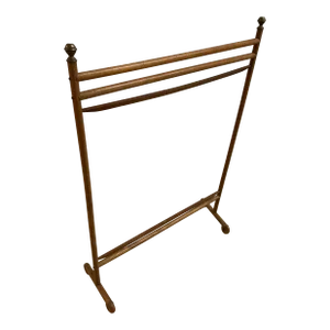 Antique Victorian Stick and Ball Towel Rack