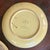 Yellow Mid 20th Century Signed Italian Handpainted Neoclassical Style Ochre Ceramic Plates- Set of 6 For Sale - Image 8 of 10