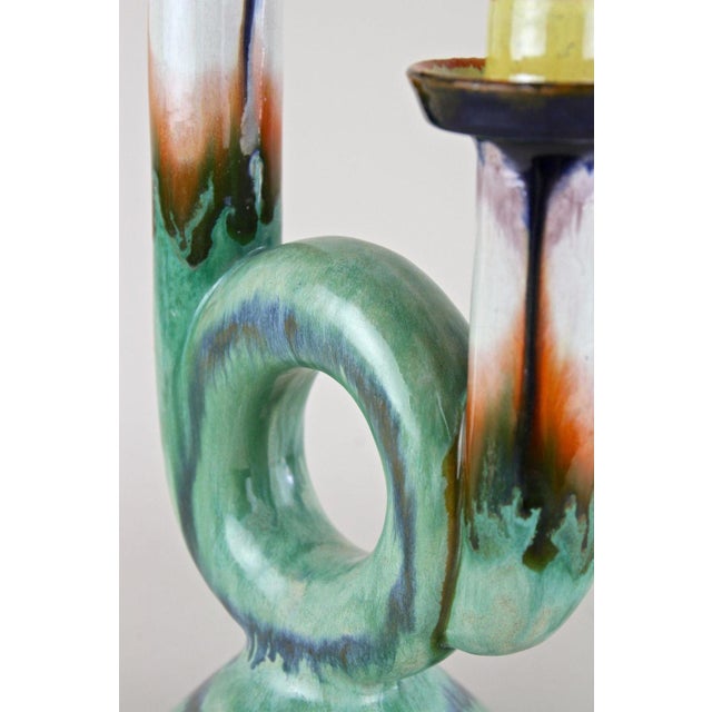 Mid-Century Ceramic Candleholder, Austria, 1950s For Sale - Image 12 of 18